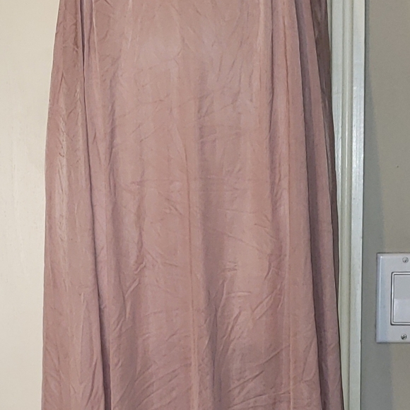 Blush Pink Satin Nightgown With Robe Set Size Medium - Picture 4 of 11
